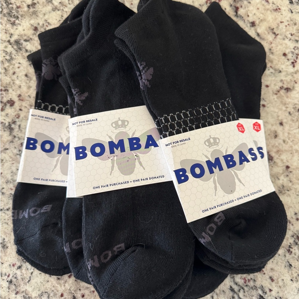 Bombas Men's Black Socks